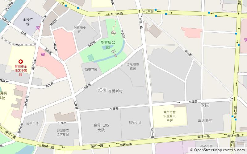 hua luogeng park jintan district location map
