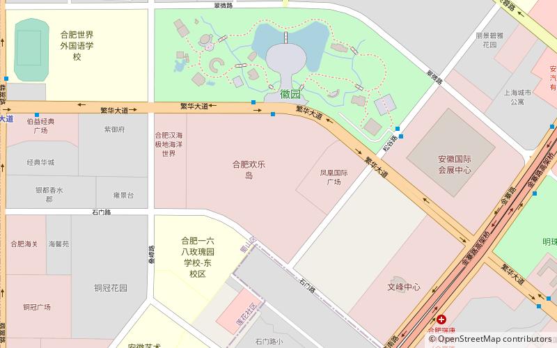 A qiu wan huan le dao location map