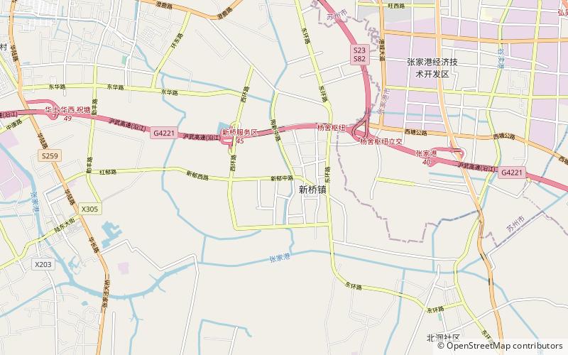 xinqiao zhangjiagang location map