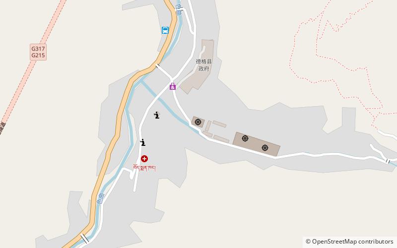 Derge Parkhang location map
