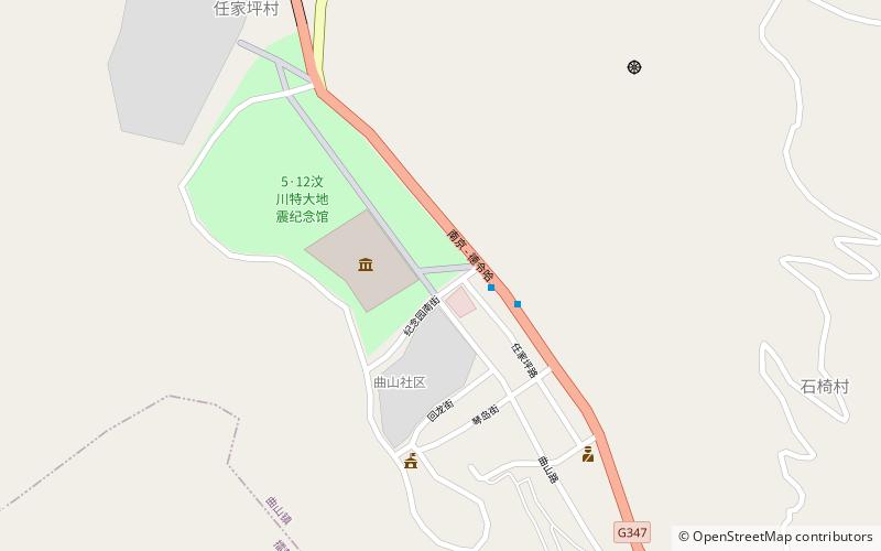 Beichuan Earthquake Museum location map