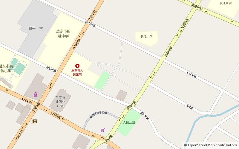 Qidong location map