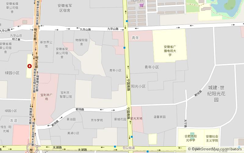changqing subdistrict hefei location map