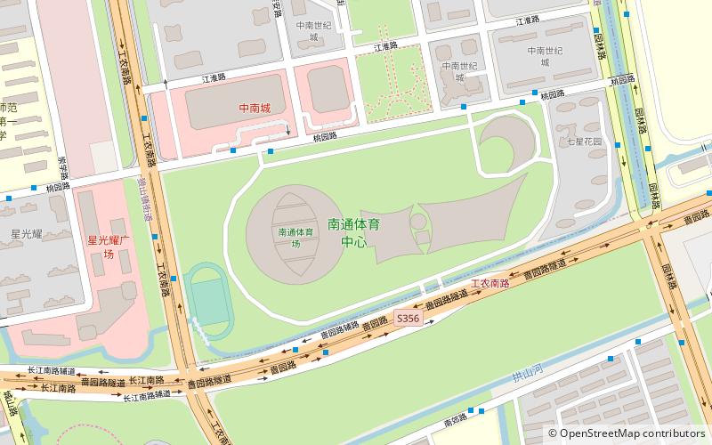 nantong stadium location map