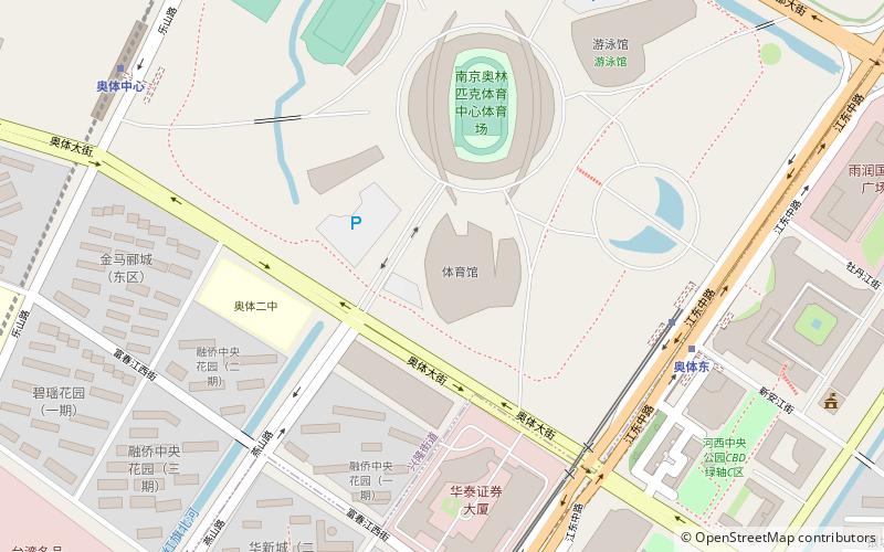 Nanjing Olympic Sports Center Gym location map