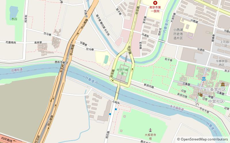 China Gate Castle Park location map