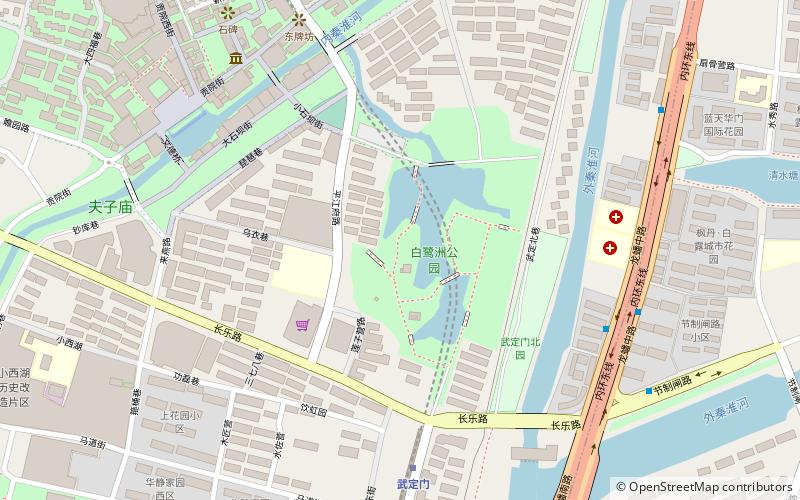 qin huai river nanjing location map