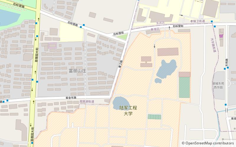 yueyahu subdistrict nanjing location map