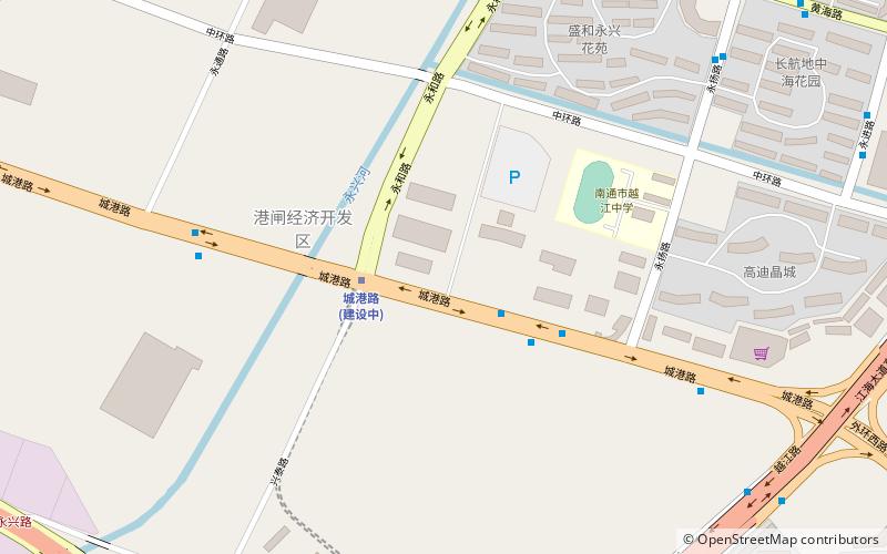 district de gangzha nantong location map