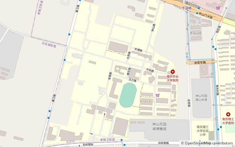 Landwirtschaftliche Universität Nanjing location map