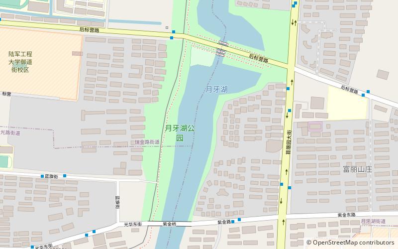 yueya lake nanjing location map