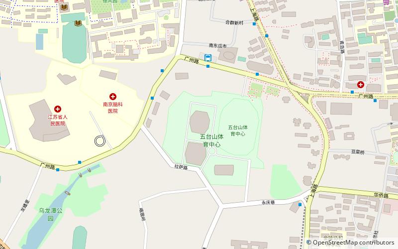 wutaishan gymnasium nanjing location map