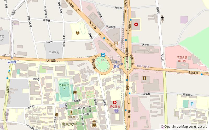 Tour du tambour de Nankin location map