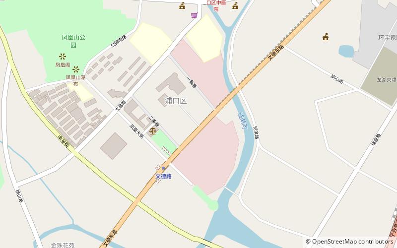 Pukou District location map
