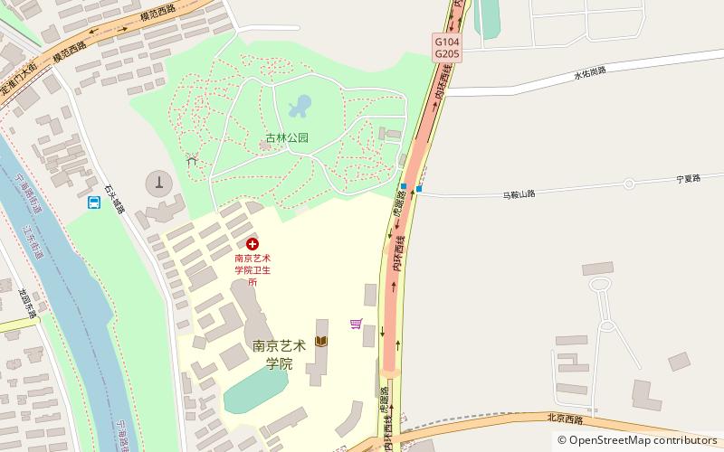 Nanjing University of the Arts location map