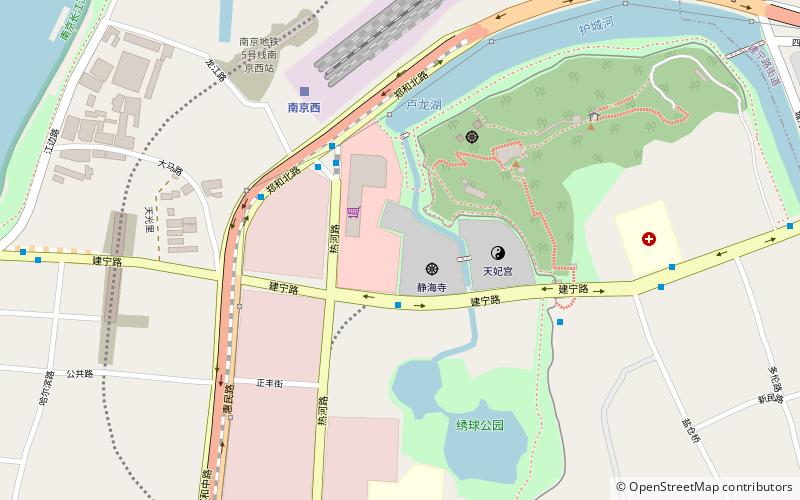 Jinghai Temple location map