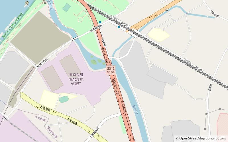 nanjing yangtze river bridge nankin location map
