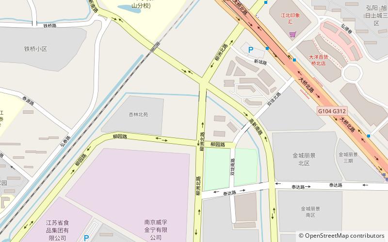 Taishan Subdistrict location map