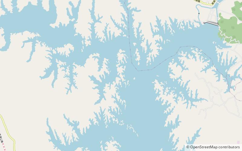 Nanwan Reservoir location map