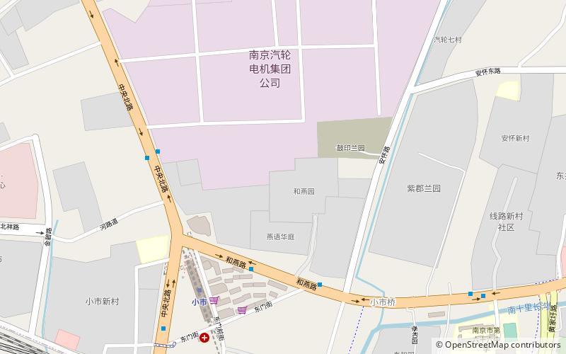 hepingmen nanjing location map