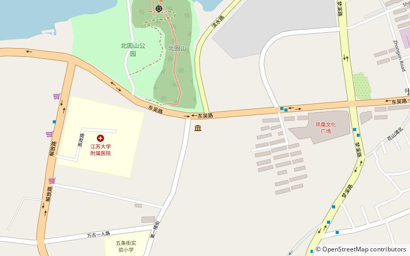 zhen jiang lie shi ji nian guan zhenjiang location map