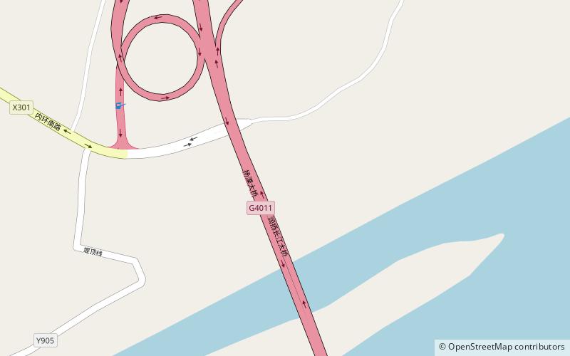Runyang Yangtze River Bridge location map