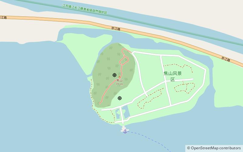 Jiaoshan location map