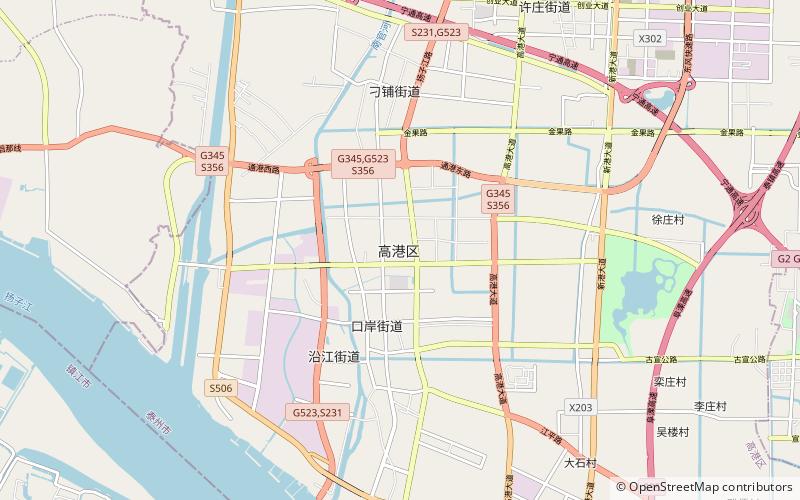 District de Gaogang location map