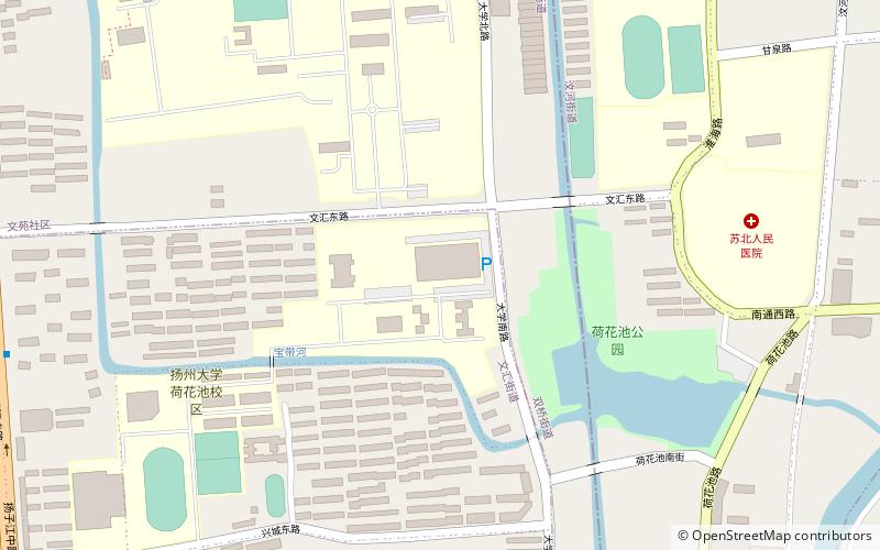shuangqiao subdistrict yangzhou location map