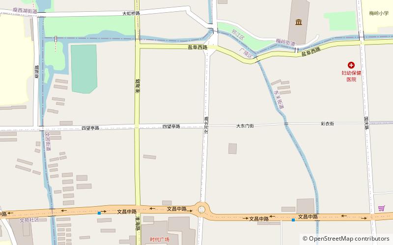 si wang ting yangzhou location map