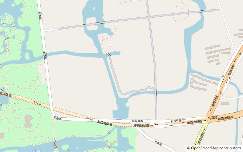 Shouxihu Subdistrict location map