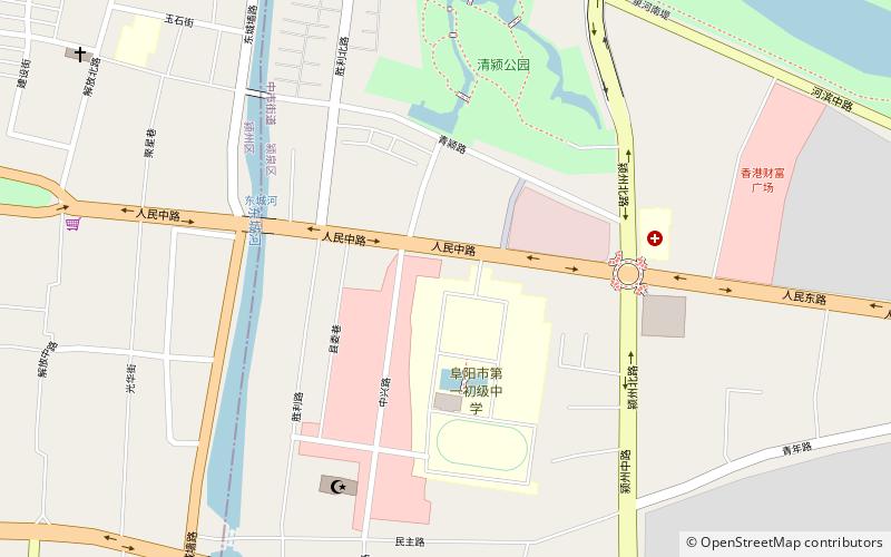 san xiang bai huo fuyang location map