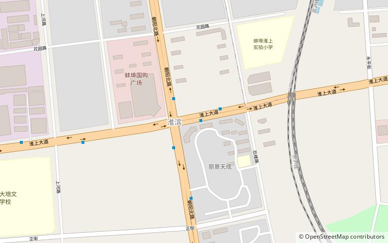 Huaishang District location map
