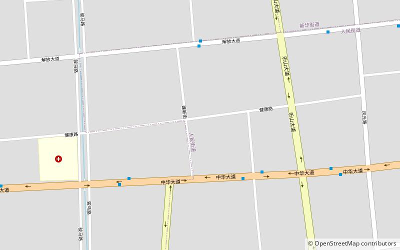 renmin street subdistrict zhumadian location map