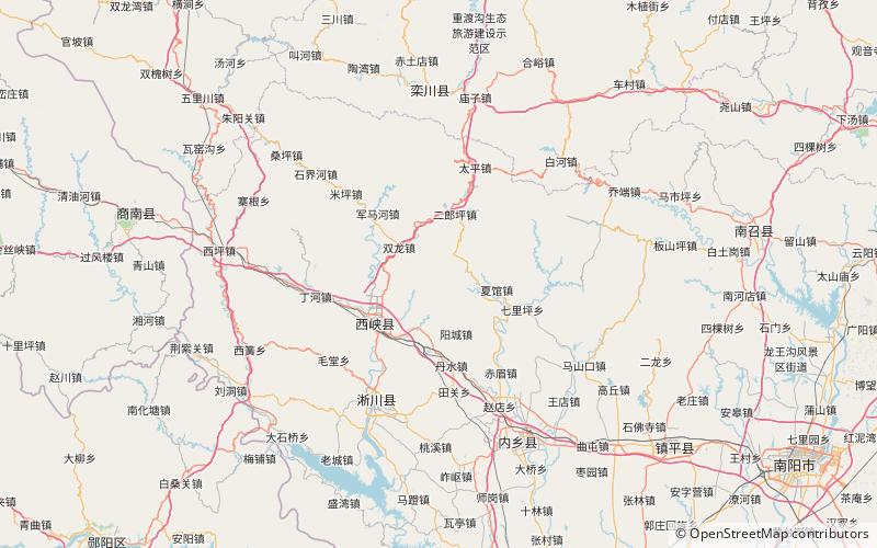 Baotianman National Nature Reserve location map