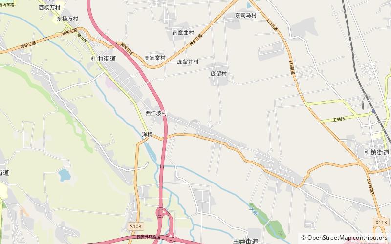 Temple Xingjiao location map