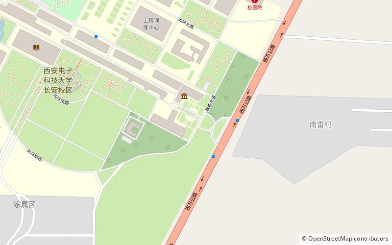 Universität für Elektrotechnik und Elektronik Xi’an location map
