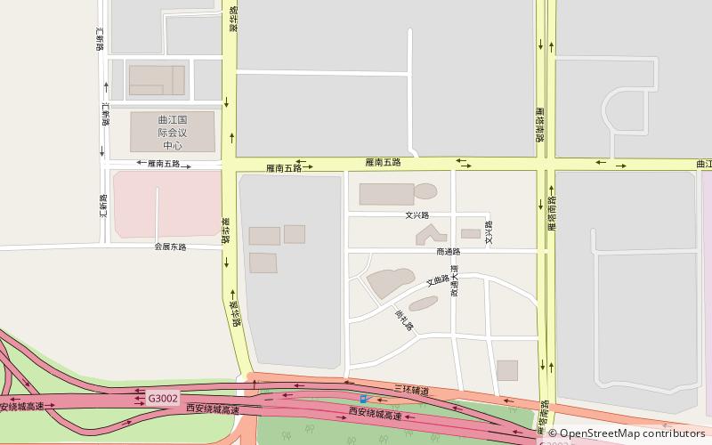 Qujiang New District location map