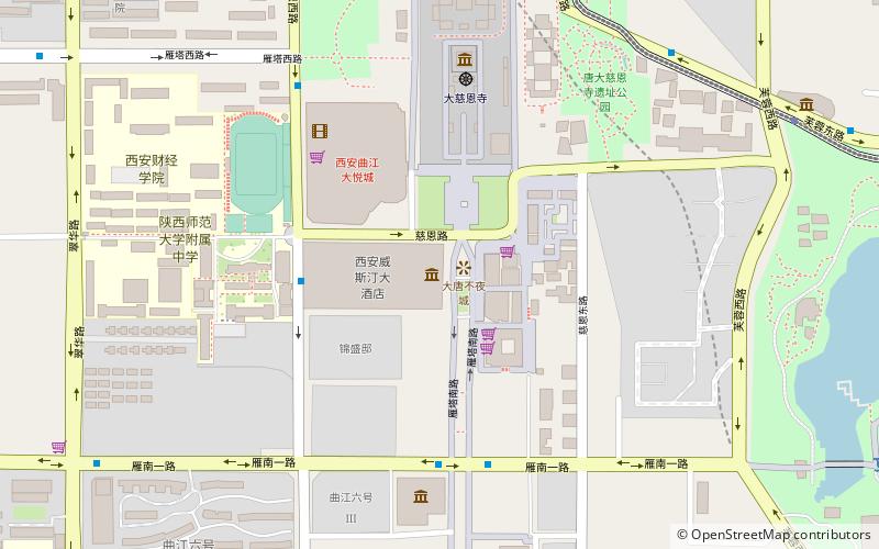 xian qujiang museum of fine arts location map