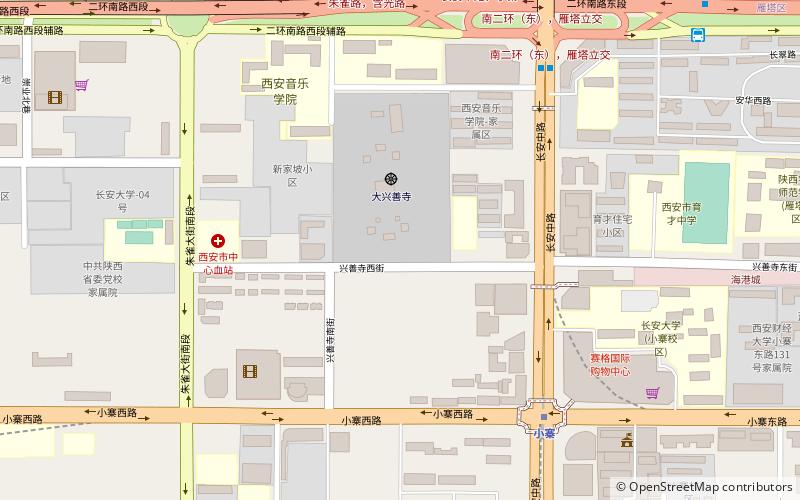 Daxingshan Temple location map
