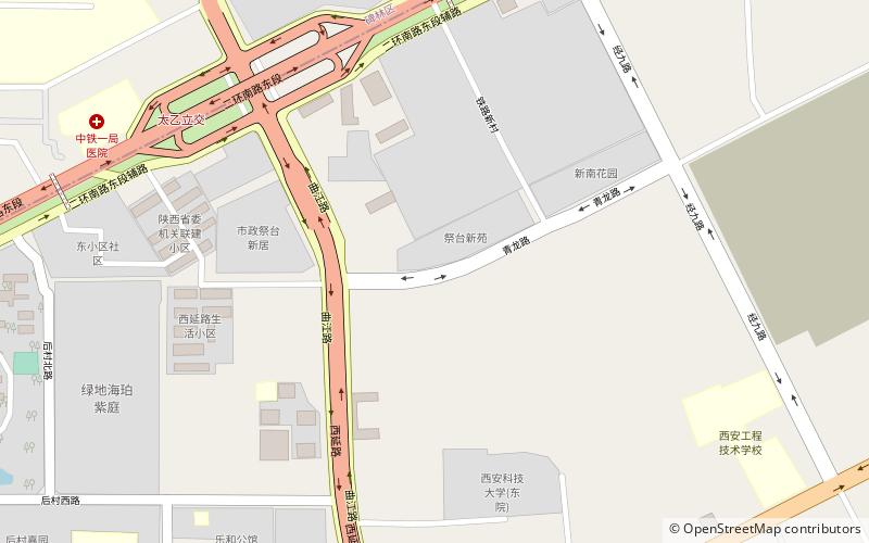 shaanxi provincial institute of archaeology xian location map