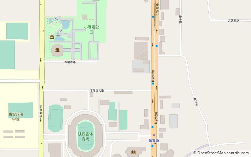 xian museum xian location map