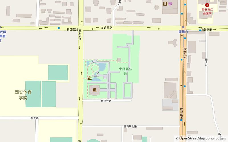 Jianfu Temple location map