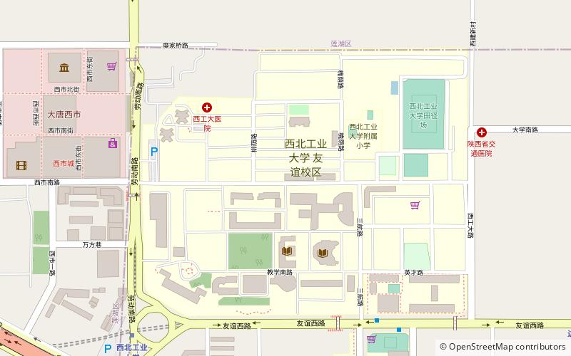 northwestern polytechnical university xian location map