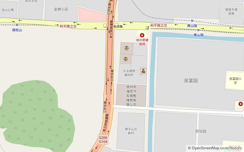 yunlong district xuzhou location map