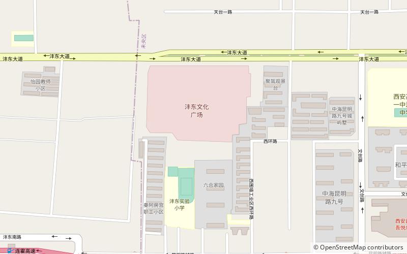 Epang Palace location map