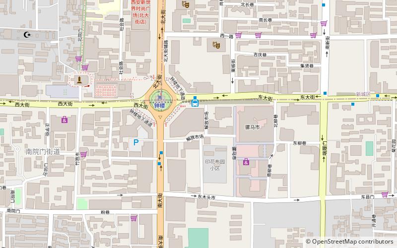 kaiyuan mall xian location map
