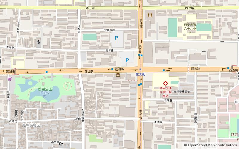 putaihe chinese medicine museum xian location map