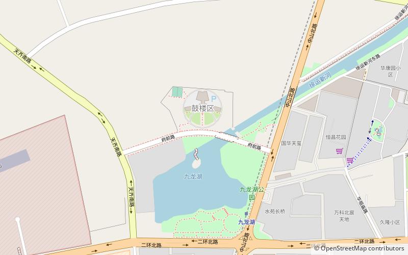 District de Gulou location map