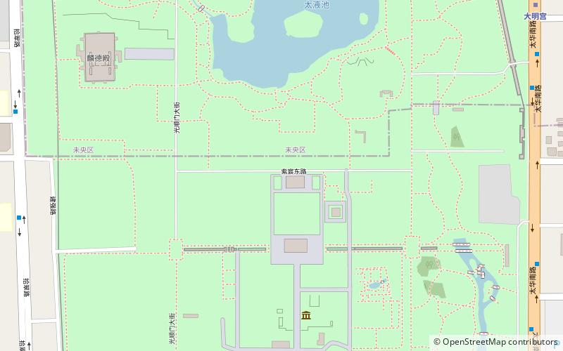 Daming-Palast location map
